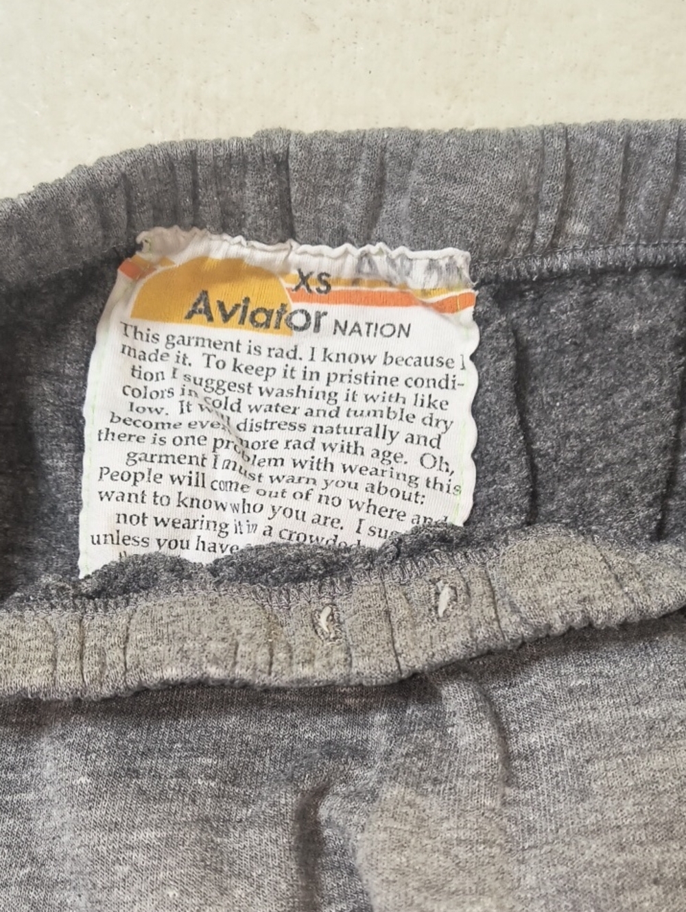 Aviator Nation Smiley Sweatpants Size XS - Picture 6 of 7